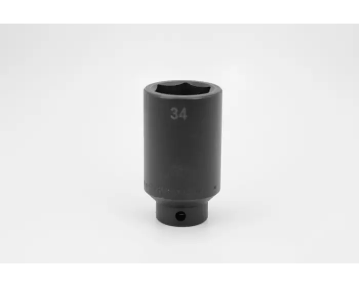 SK Tools - 34 mm 1/2" Drive 6 Point Deep Metric Impact Socket - 34284 SK Tools
