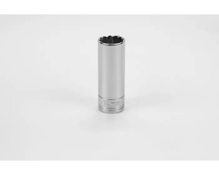SK Tools - Socket Chrome 1/4dr Deep 12pt 14mm - 44713 SK Tools
