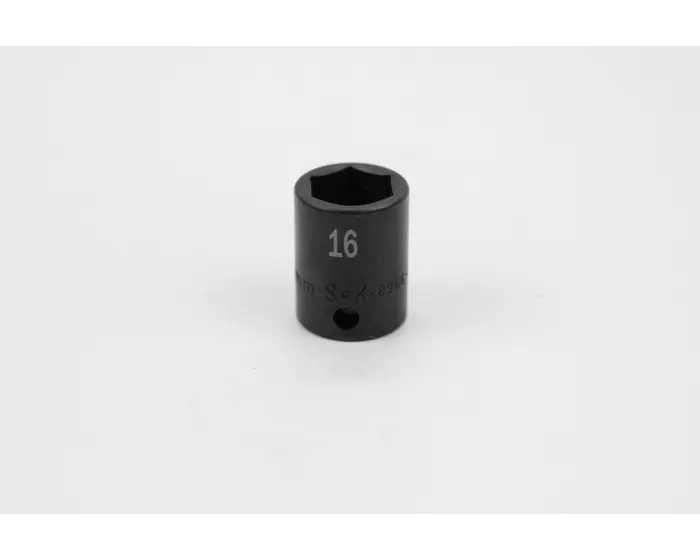 SK Tools - 16 mm 3/8" Drive 6 Point Standard Metric Impact Socket - 8966 SK Tools