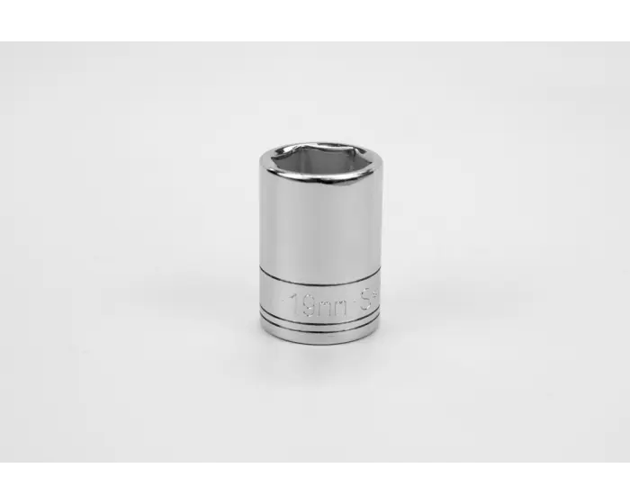 SK Tools - Socket Chrome 1/2dr Standard 6pt 19mm - 48219 SK Tools