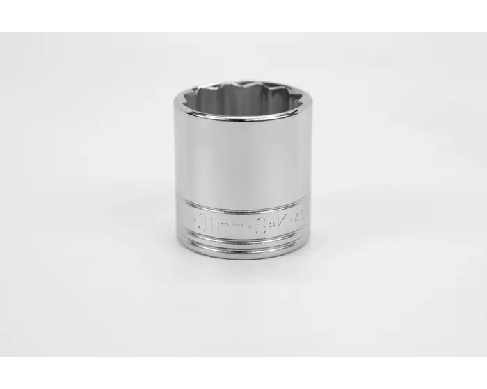 SK Tools - Socket Chrome 1/2dr Standard 12pt 31mm - 40331 SK Tools