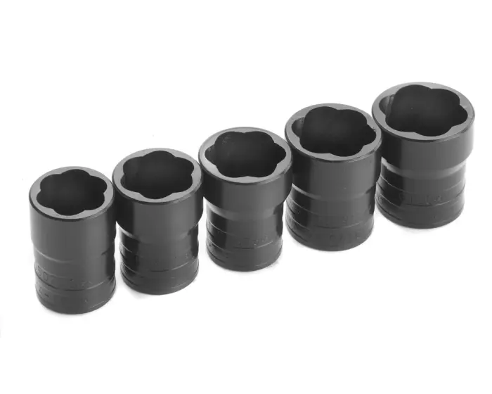 SK Tools - 5 Piece, 1/2" Drive TurboSocket® Fastener Removal Set - 875 SK Tools
