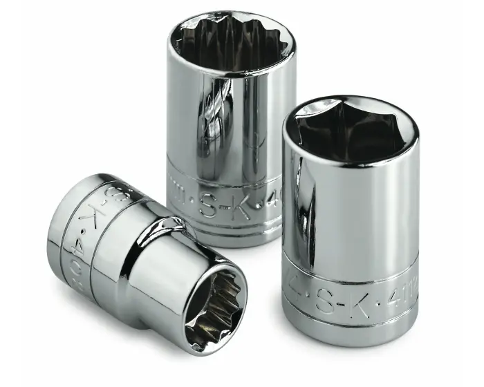 SK Tools - Socket Chrome 3/8dr Standard 12pt 15mm - 2315 SK Tools