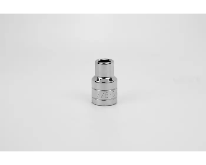 SK Tools - 3/8" 1/2" Drive 6 Point Fractional Standard Chrome Socket - 40112 SK Tools