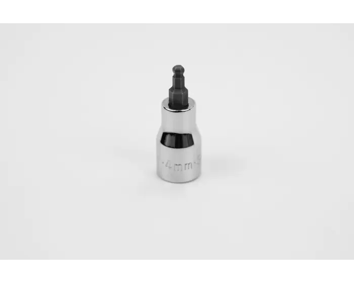 SK Tools - Socket Bit Chrome 3/8dr 4mm Ballhex - 45524 SK Tools