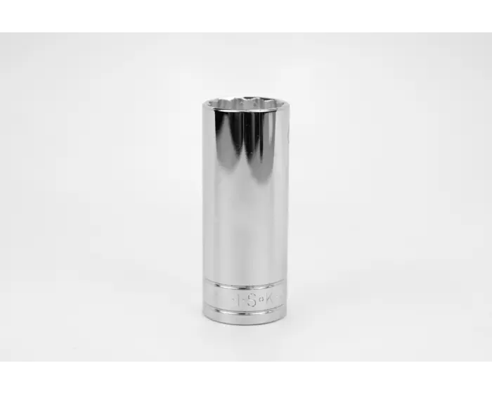 SK Tools - 1" 1/2" Drive 12 Point Fractional Deep Chrome Socket - 40832 SK Tools