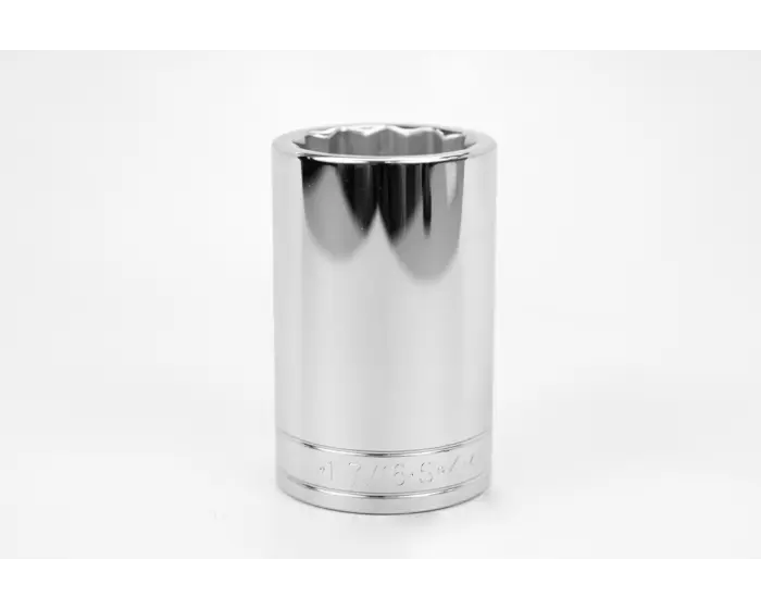 SK Tools - 1-7/16" 1/2" Drive 12 Point Fractional Deep Chrome Socket - 40846 SK Tools