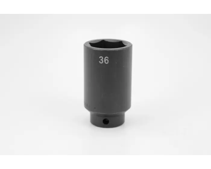 SK Tools - 36 mm 1/2" Drive 6 Point Deep Metric Impact Socket - 34286 SK Tools