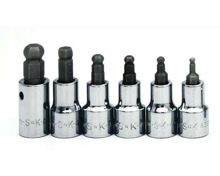 SK Tools - Set Socket Bit 3/8dr Fractional Ball 6pc - 19766 SK Tools