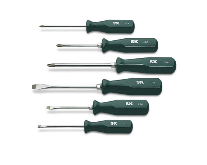 SK Tools - 6 Piece SureGrip Automotive Screwdriver Set - 86326