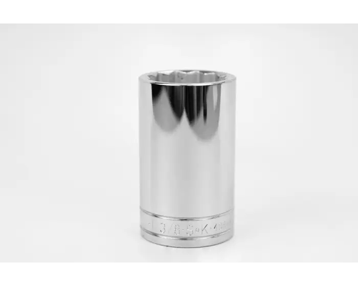 SK Tools - 1-3/8" 1/2" Drive 12 Point Fractional Deep Chrome Socket - 40844 SK Tools
