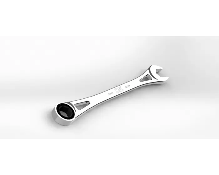 SK Tools - Wrench Rtch 6pt Combination 15mm - 80008 SK Tools