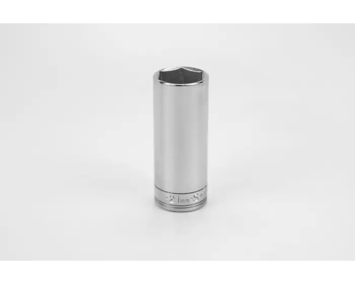 SK Tools - Socket Chrome 3/8dr Deep 6pt 21mm - 8421 SK Tools