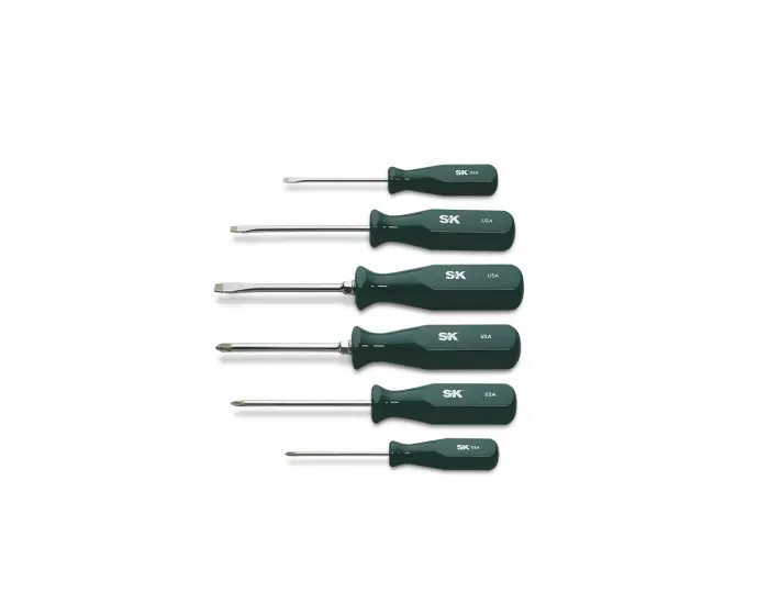SK Tools Set of 6 SureGrip Screwdriver - SK 86320 SK Tools