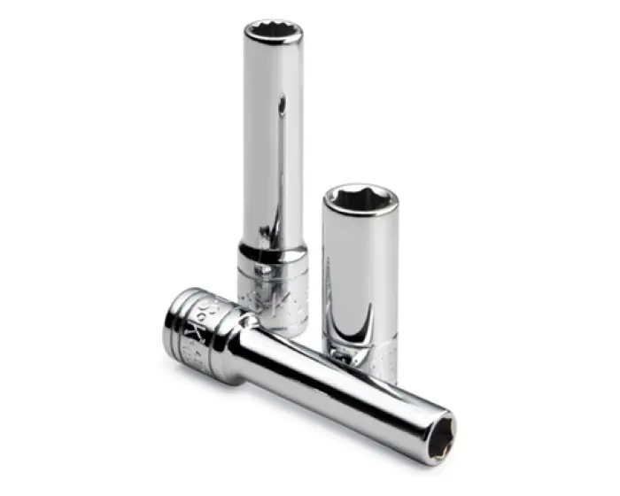 SK Tools - Socket Chrome 1/4dr Deep 12pt 9/32 - 44909 SK Tools