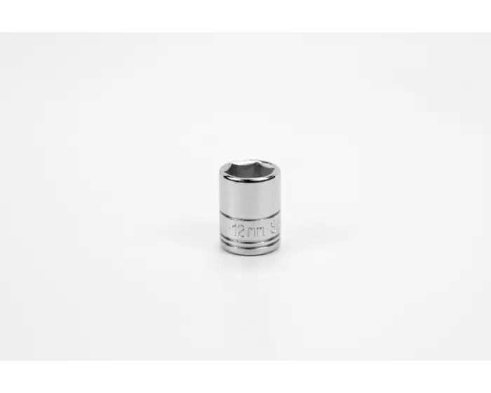 SK Tools - Socket Chrome 1/4dr Standard 6pt 12mm - 40711 SK Tools