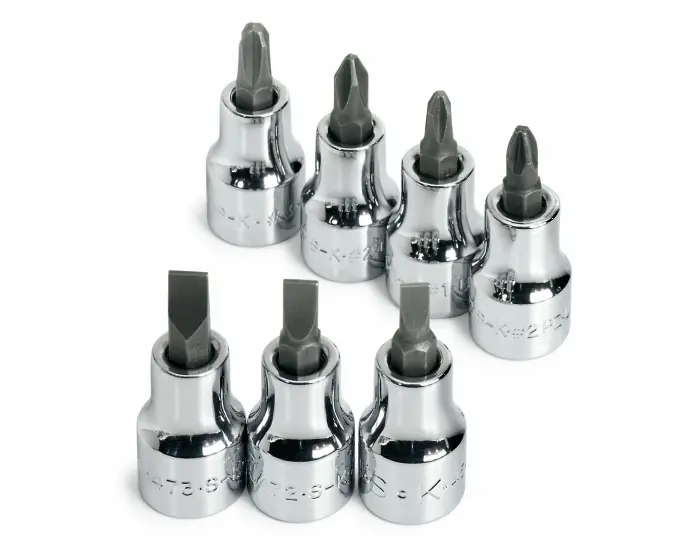 SK Tools - Set Socket 3/8dr Bit Mix 7pc - 19737 SK Tools