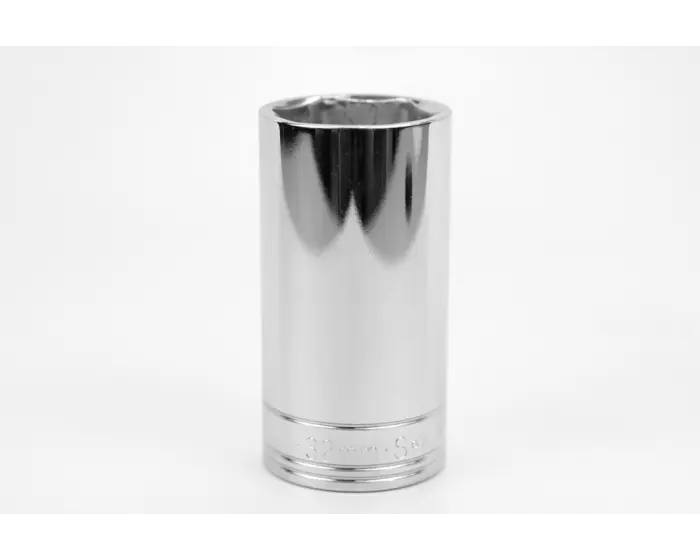 SK Tools - Socket Chrome 1/2dr Deep 6pt 32mm - 40032 SK Tools