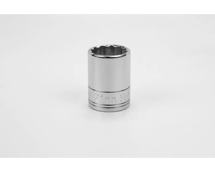 SK Tools - Socket Chrome 1/2dr Standard 12pt 21mm - 40321 SK Tools