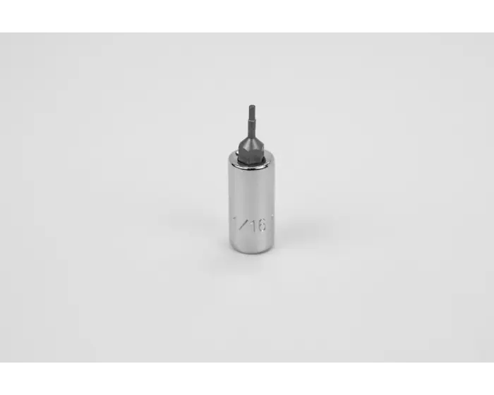 SK Tools - Socket Bit Chrome 1/4dr 1/16 Hex - 44304 SK Tools