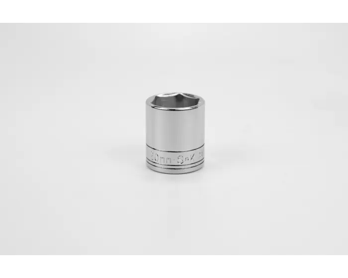 SK Tools - 20 mm 3/8" Drive 6-Point Metric Standard Chrome Socket - 320 SK Tools