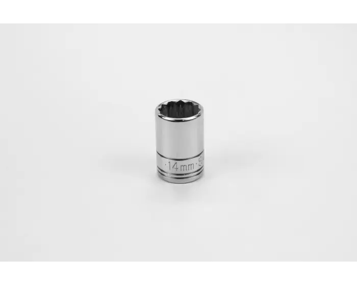 SK Tools - Socket Chrome 3/8dr Standard 12pt 14mm - 2314 SK Tools