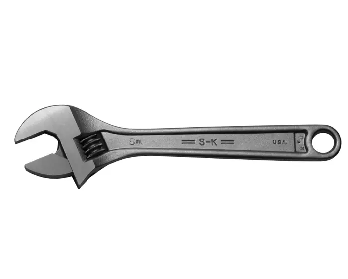 SK Tools Adjustable Wrench, 8 in - SK 8008 SK Tools