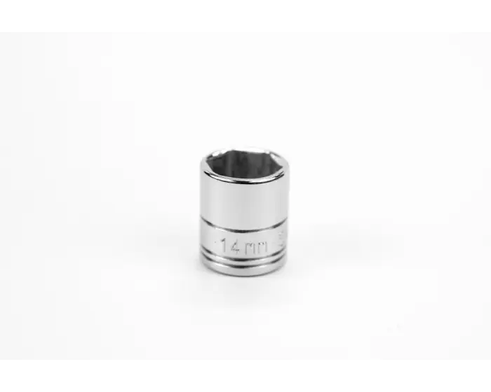SK Tools - Socket Chrome 1/4dr Standard 6pt 14mm - 40713 SK Tools