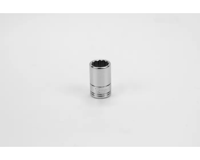 SK Tools - Socket Chrome 3/8dr Standard 12pt 12mm - 2312 SK Tools