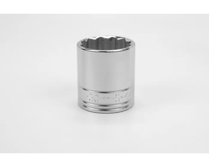 SK Tools - Socket Chrome 1/2dr Standard 12pt 30mm - 40330 SK Tools