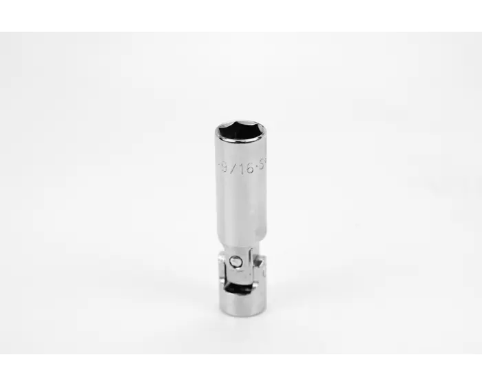 SK Tools - 9/16" 3/8" Drive Fractional Swivel Spark Plug Chrome Socket - 4478 SK Tools