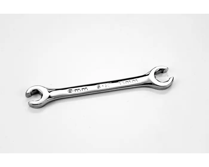SK Tools - 9 mm x 11 mm Regular Metric Flare Nut Chrome Wrench - 8809 SK Tools