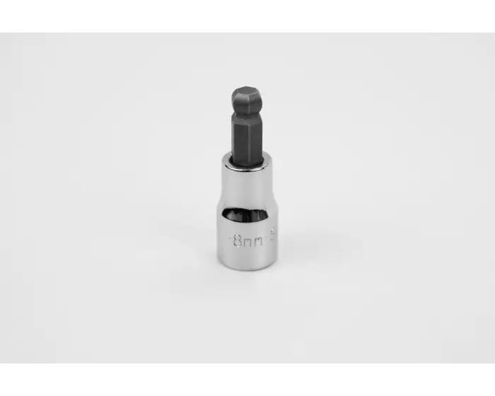 SK Tools - Socket Bit Crhm 3/8dr 8mm Ballhex - 45528 SK Tools