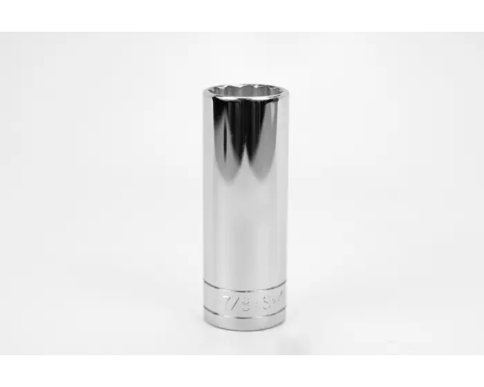 SK Tools - Socket Chrome 1/2dr Deep 12pt 7/8 - 40828 SK Tools