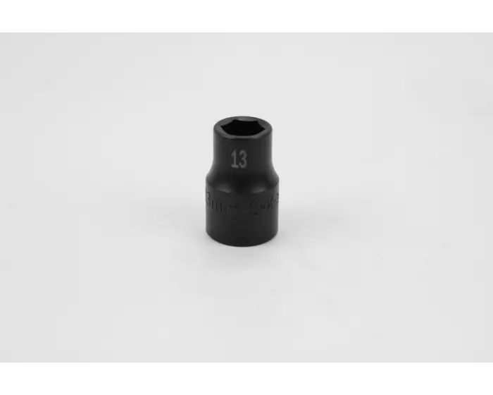 SK Tools - 13 mm 1/2" Drive 6 Point Standard Metric Impact Socket - 34063 SK Tools