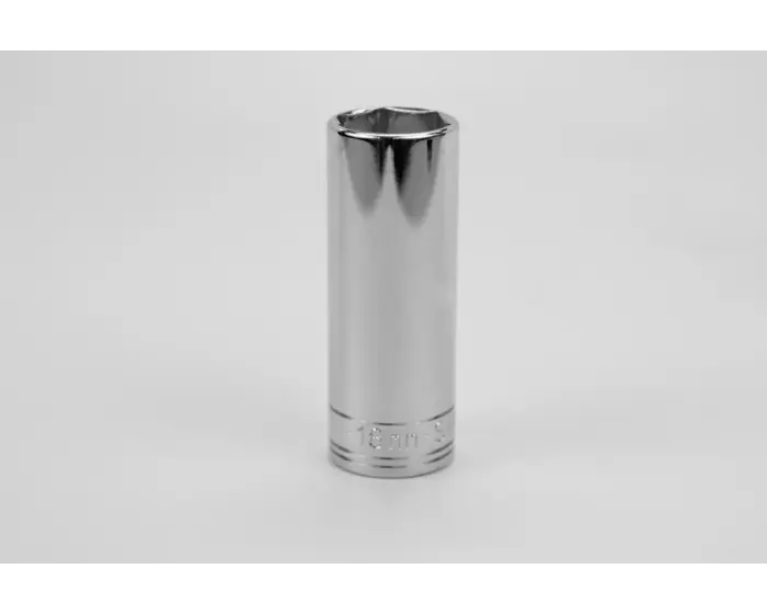 SK Tools - Socket Chrome 3/8dr Extra Deep 6pt 18mm - 8418 SK Tools