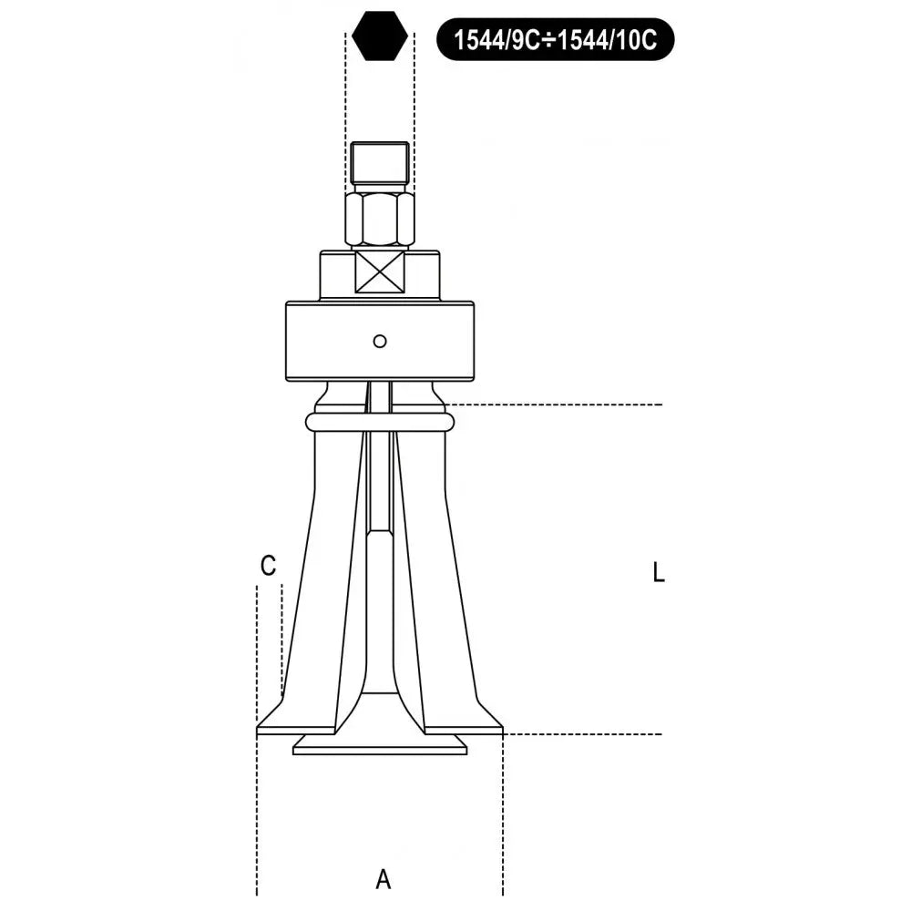 Beta Tools (Article# 1544/5) Internal Extractor - BT 15440150 Beta Tools