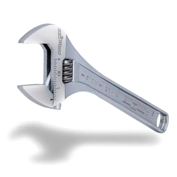 Channellock Chrome Adjustable Wrench, 10 in - CL 810W Adjustable Wrench Channellock