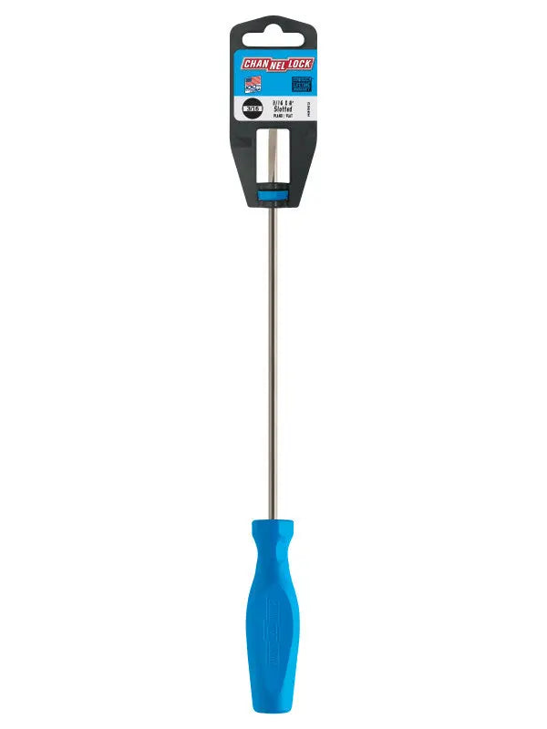 Channellock Magnetic Tip Professional Slotted Screwdriver, 3/16 x 8 in - CL S368H Channellock