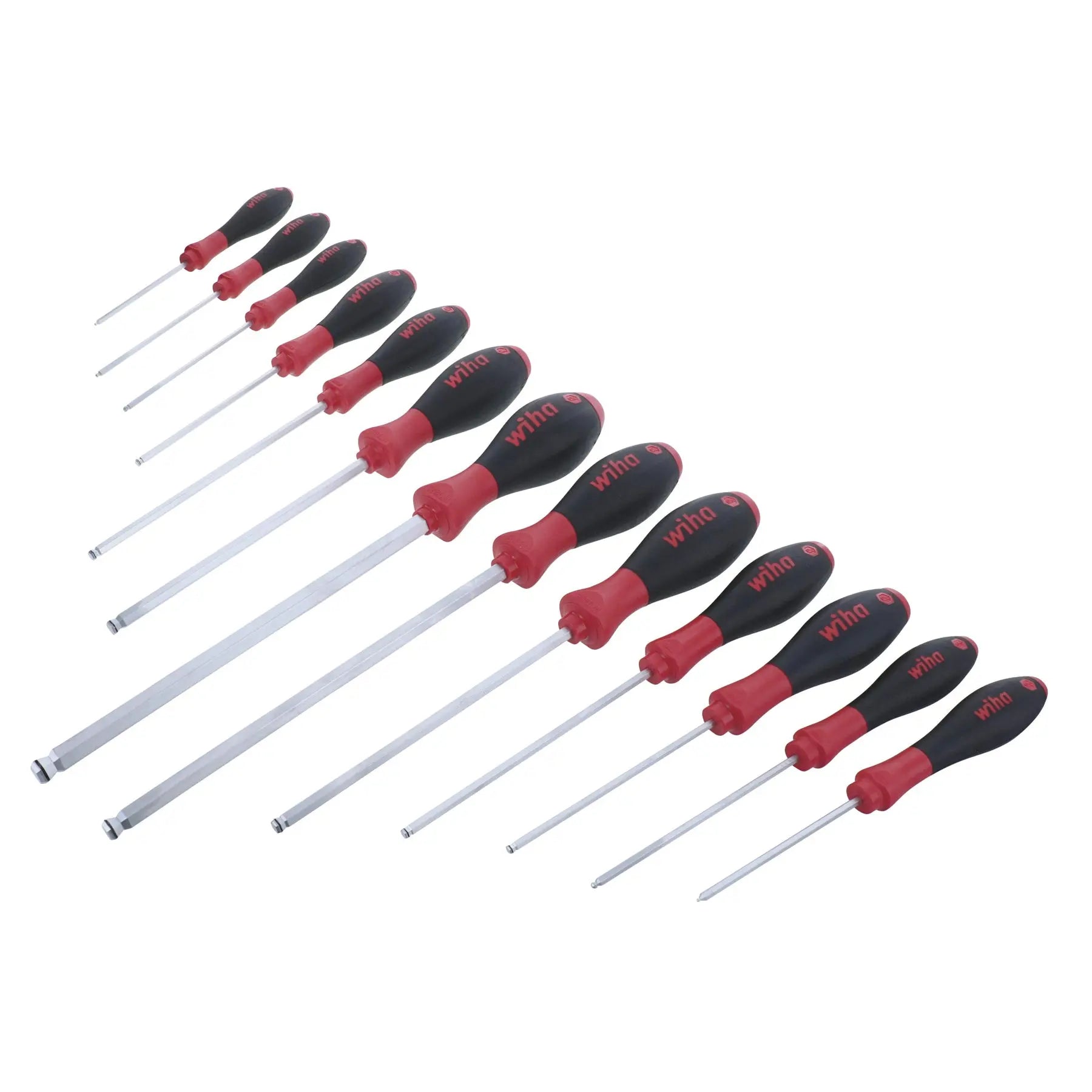 Wiha Set of 13 SoftFinish MagicRing Ball End Screwdriver - WI 36795 Wiha