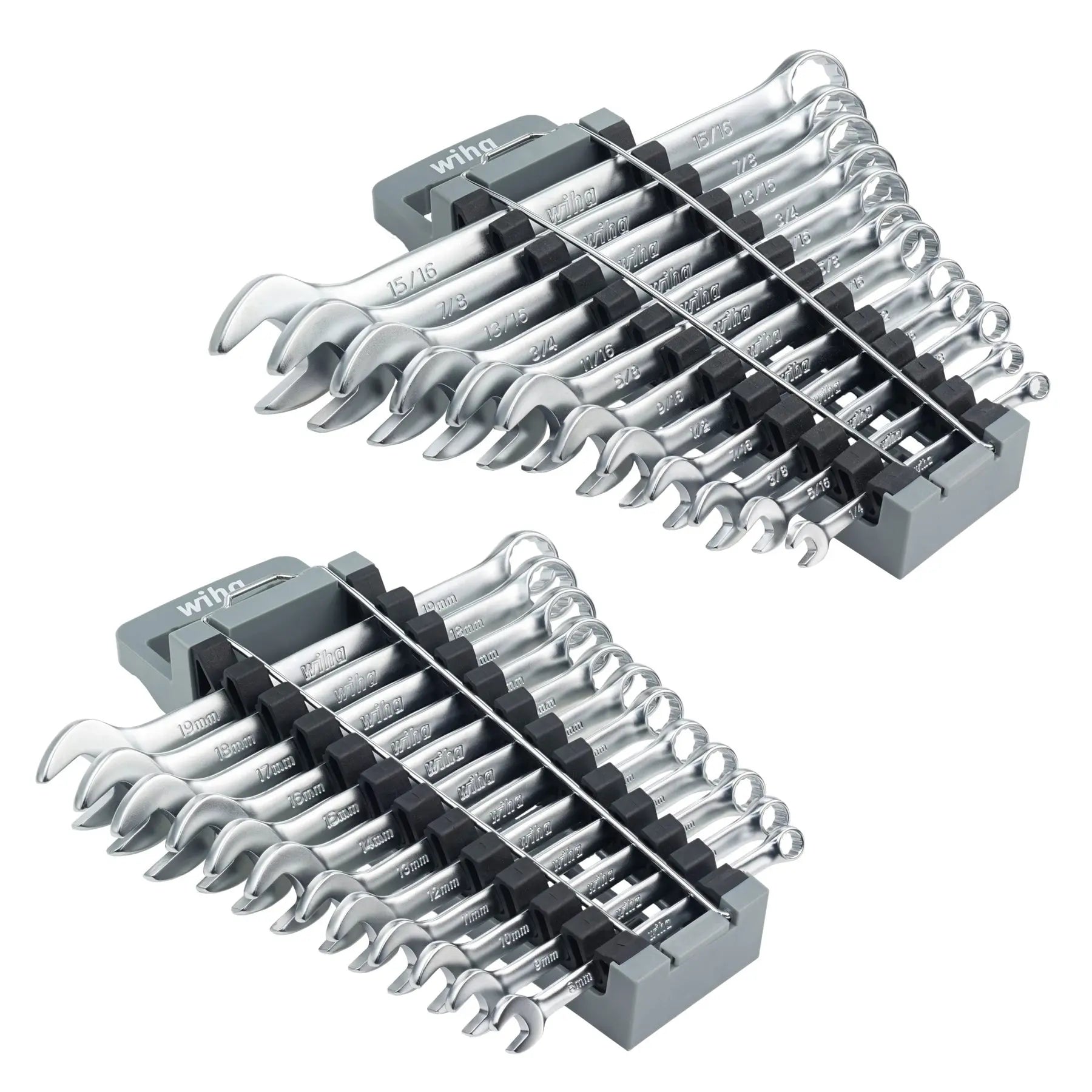 Wiha Set of 24 Metric and SAE Combination Wrench - WI 30481 Wiha
