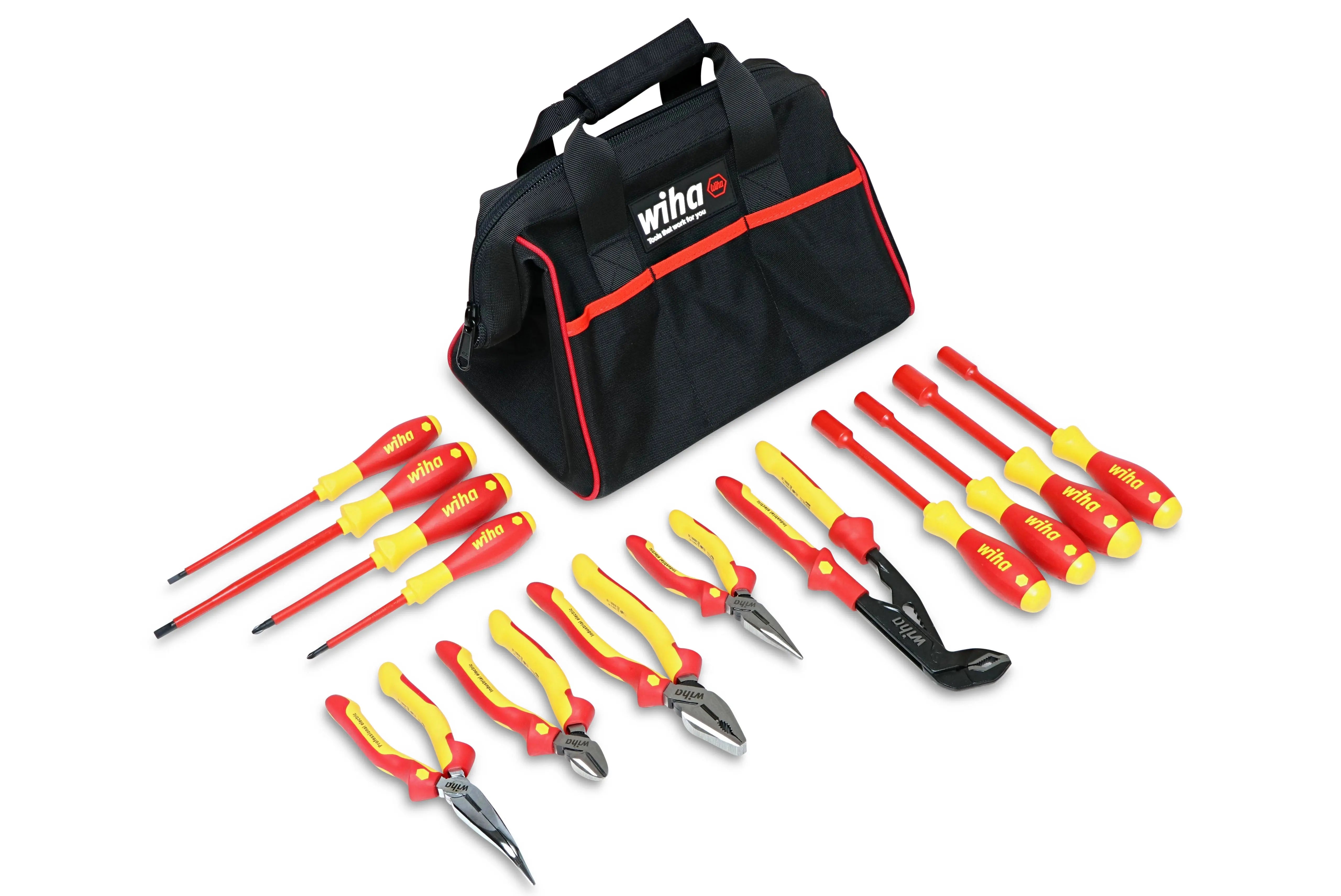 Wiha 32894, Insulated Pliers/Cutters & Drivers Set Wiha