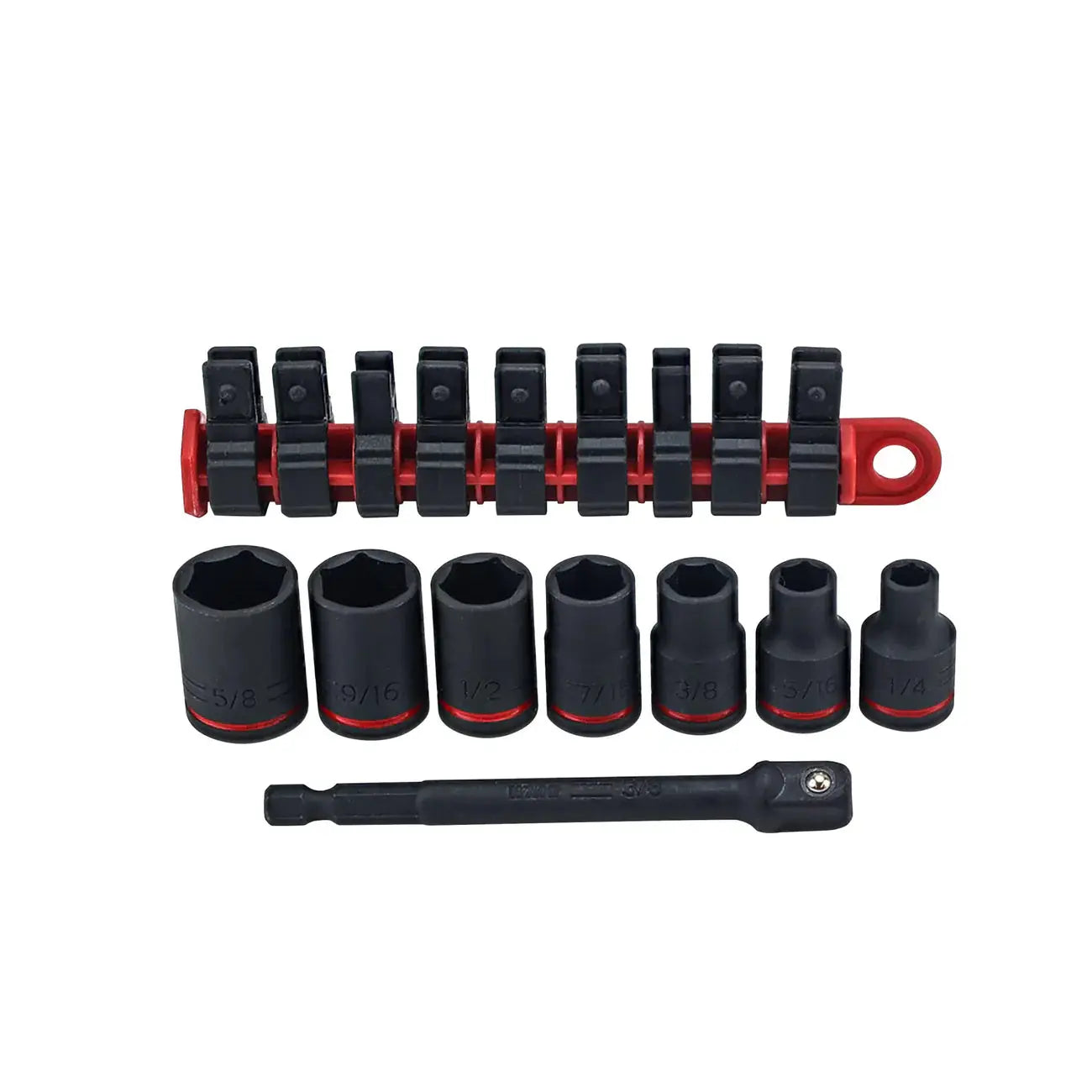 Wiha 72093 8 Piece 3/8" Drive SAE Impact Socket Set - WI 72093 Wiha