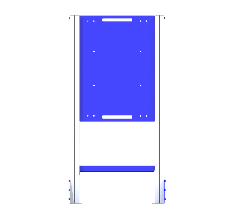 Knight Global Electrical Disconnect Enclosure Stand, Foot Print - 30 x 21 x 62 - KG KCA1001 Electrical Disconnect Enclosure