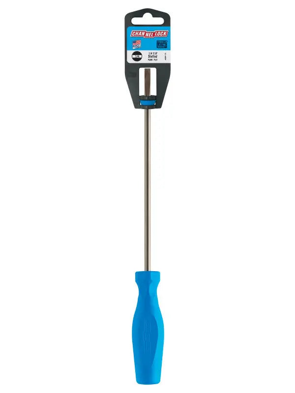 Channellock Magnetic Tip Professional Slotted Screwdriver, 1/4 x 8 in - CL S148H Channellock