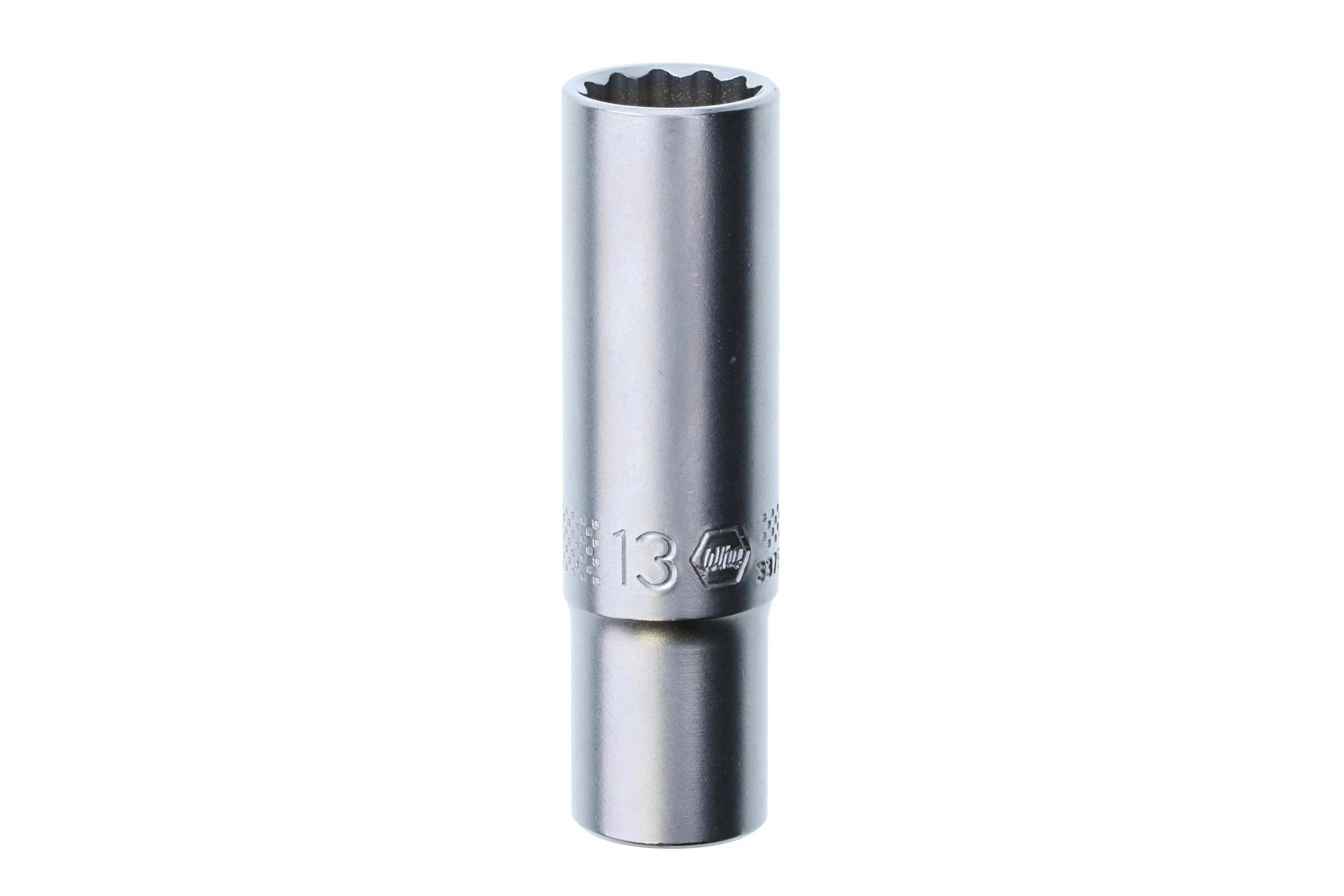 Wiha 33756, 3/8" Drive Deep Socket, 12 Point, 13.0mm Wiha