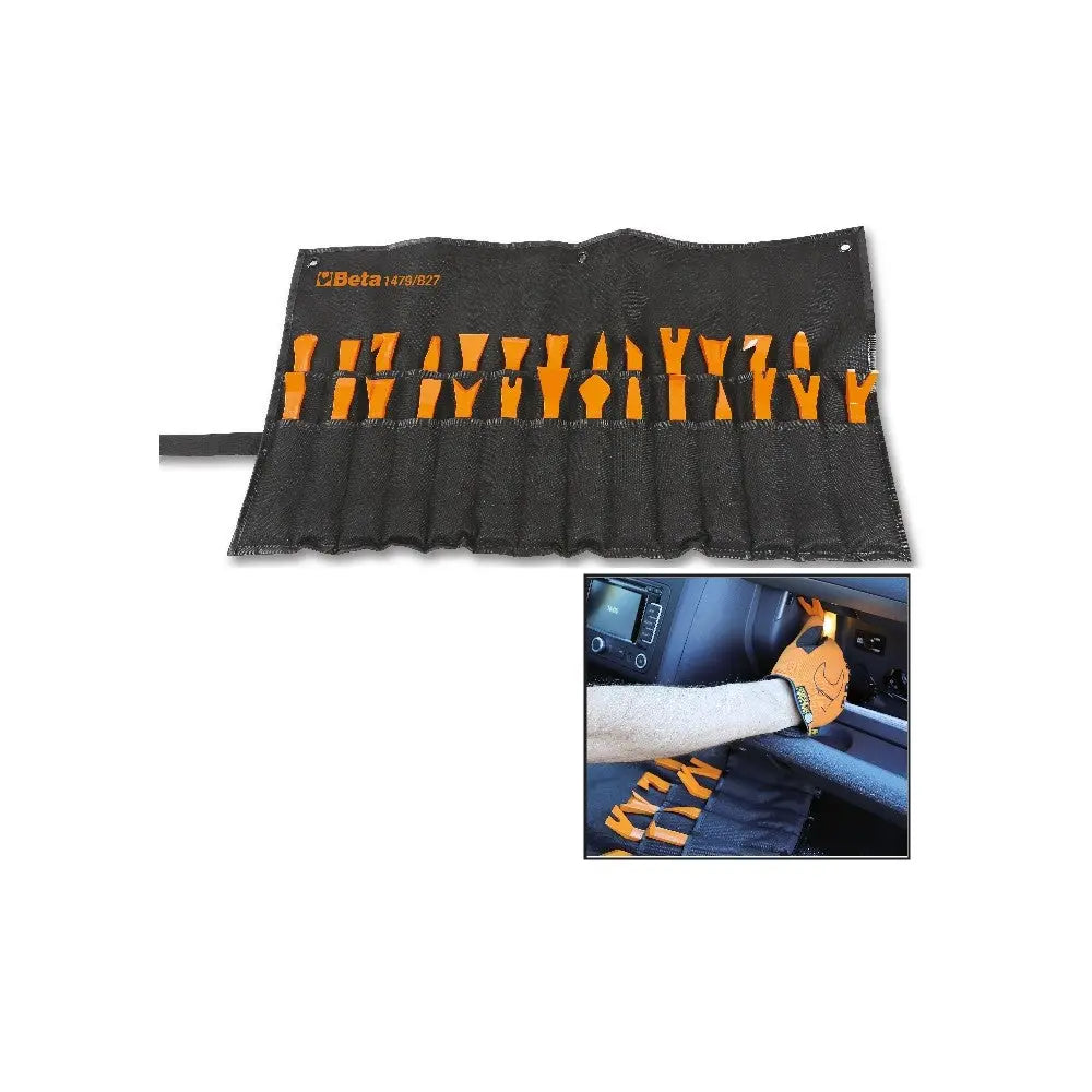 Beta Tools (Article# 1479/B27) Set of 27 Nylon Tools for Removing Pins and Working on Plastics and Seals - BT 14790407 Beta Tools