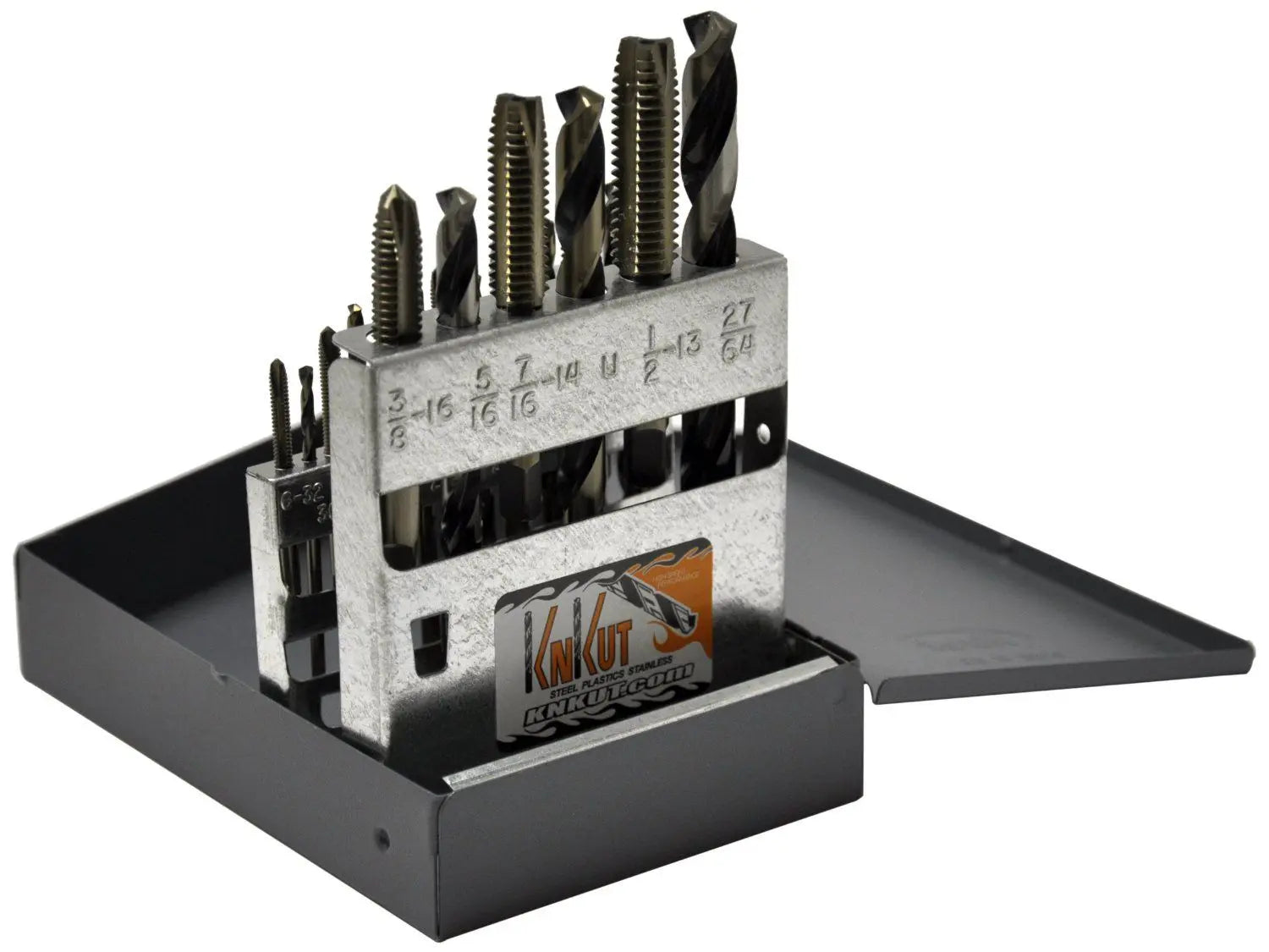 KnKut Set of 18 National Course Tap and Drill Bit - KK18TDNC KnKut