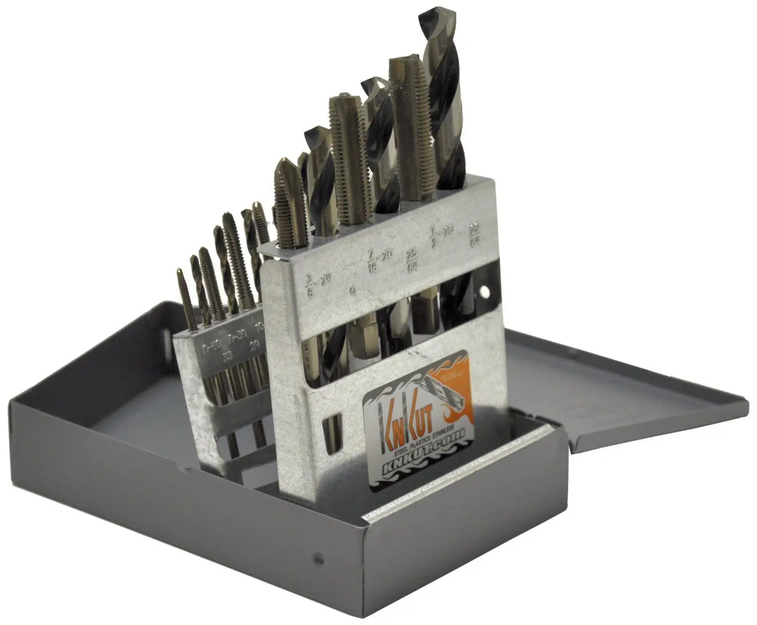 KnKut Set of 18 National Fine Tap Drill Bit - KK18TDNF KnKut