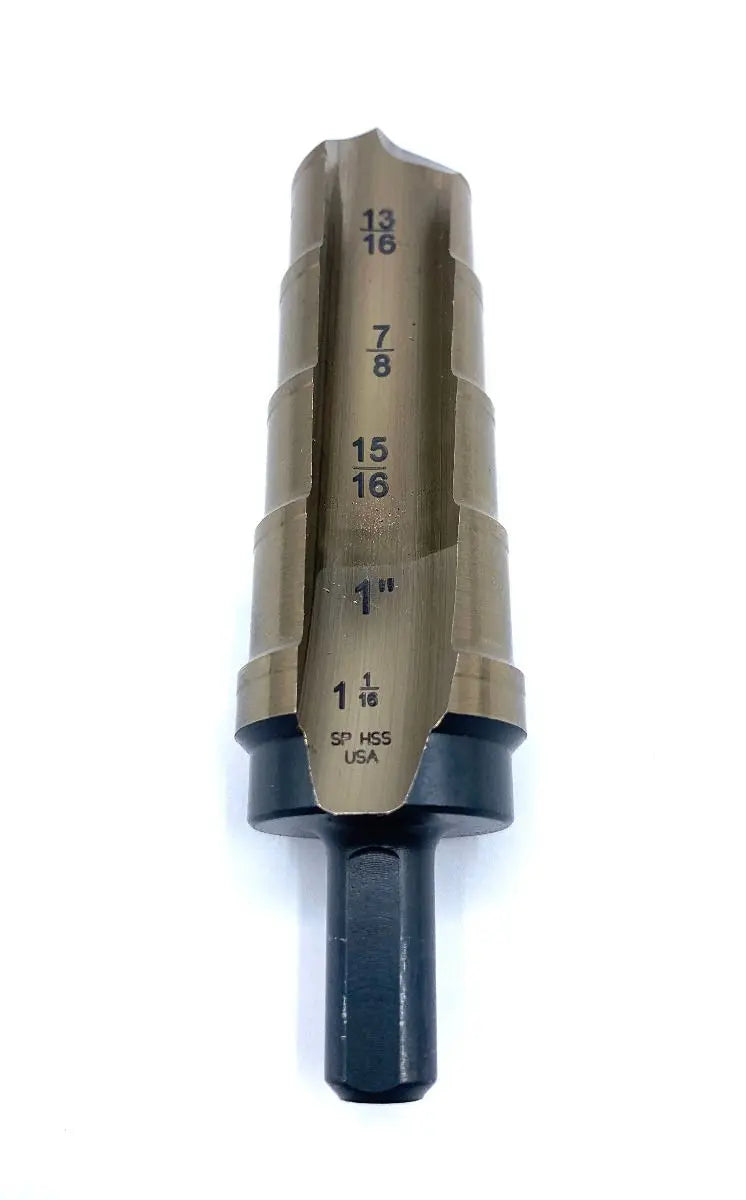 KnKut Hole Expansion Step Reamer, 13/16 in - 1-1/16 in - KK4SR-13/16-1-1/16 KnKut